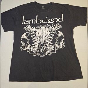 Band T-shirt Lamb of God Large Hanes